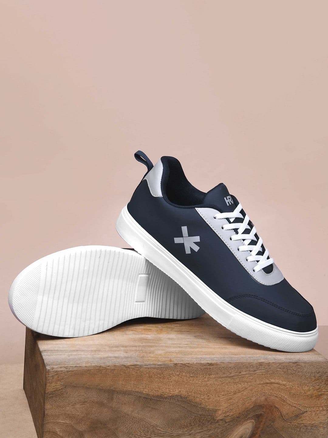 HRX by Hrithik Roshan Men PU Colourblocked Lace-Ups Sneakers - view 1