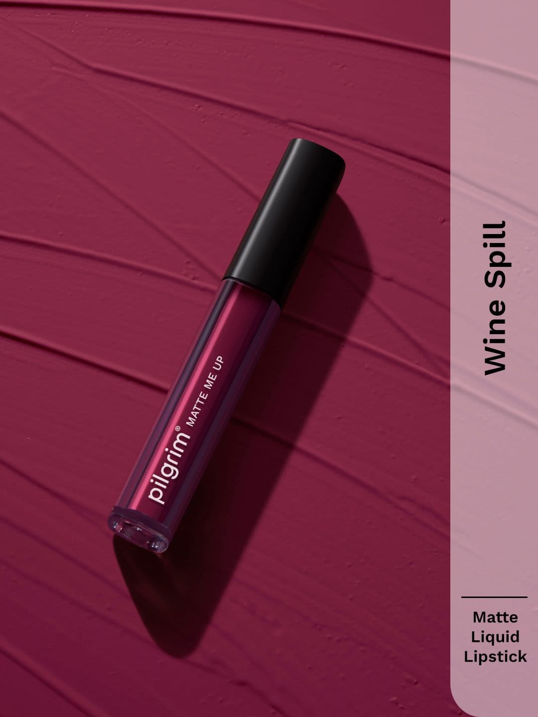 Pilgrim Matte Me Up Long Lasting Liquid Matte Lipstick - 9g - Wine Spill 05 - view 1