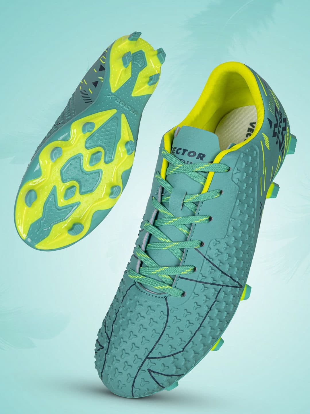VECTOR X Thriller 3D Embossed Textured Synthetic Upper & TPU Sole Football Shoes - view 1