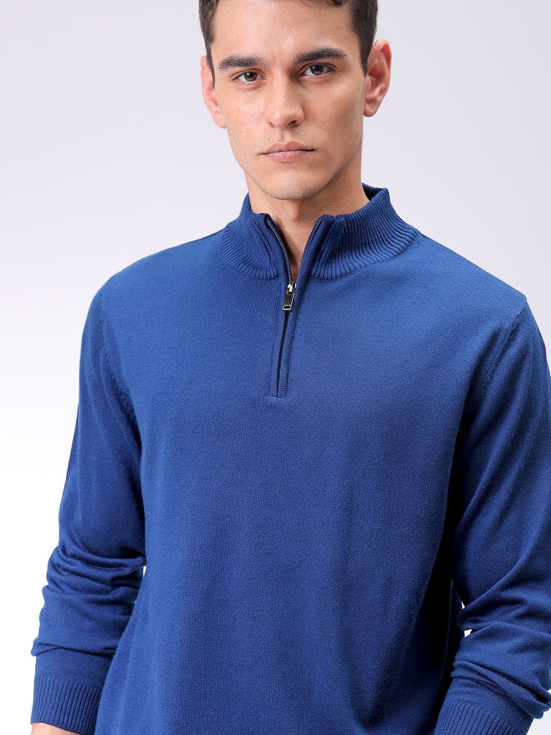 The Indian Garage Co Men Mock Collar Sweaters - view 1
