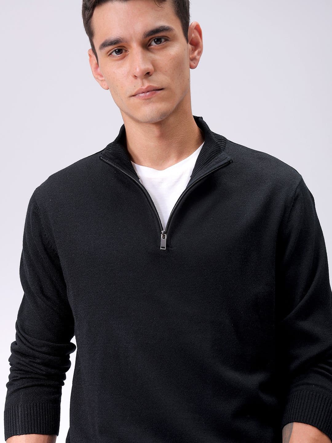 The Indian Garage Co Men Casual Turtle Neck Pullover Sweaters - view 1