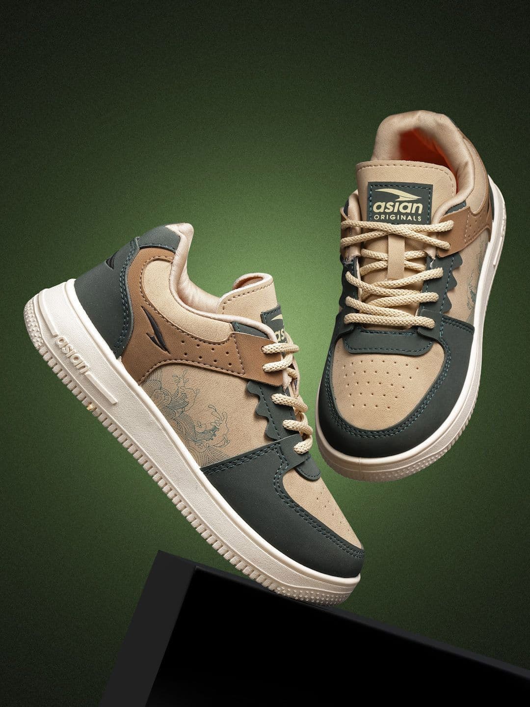 ASIAN Men Colourblocked Round Toe Sneakers - view 1