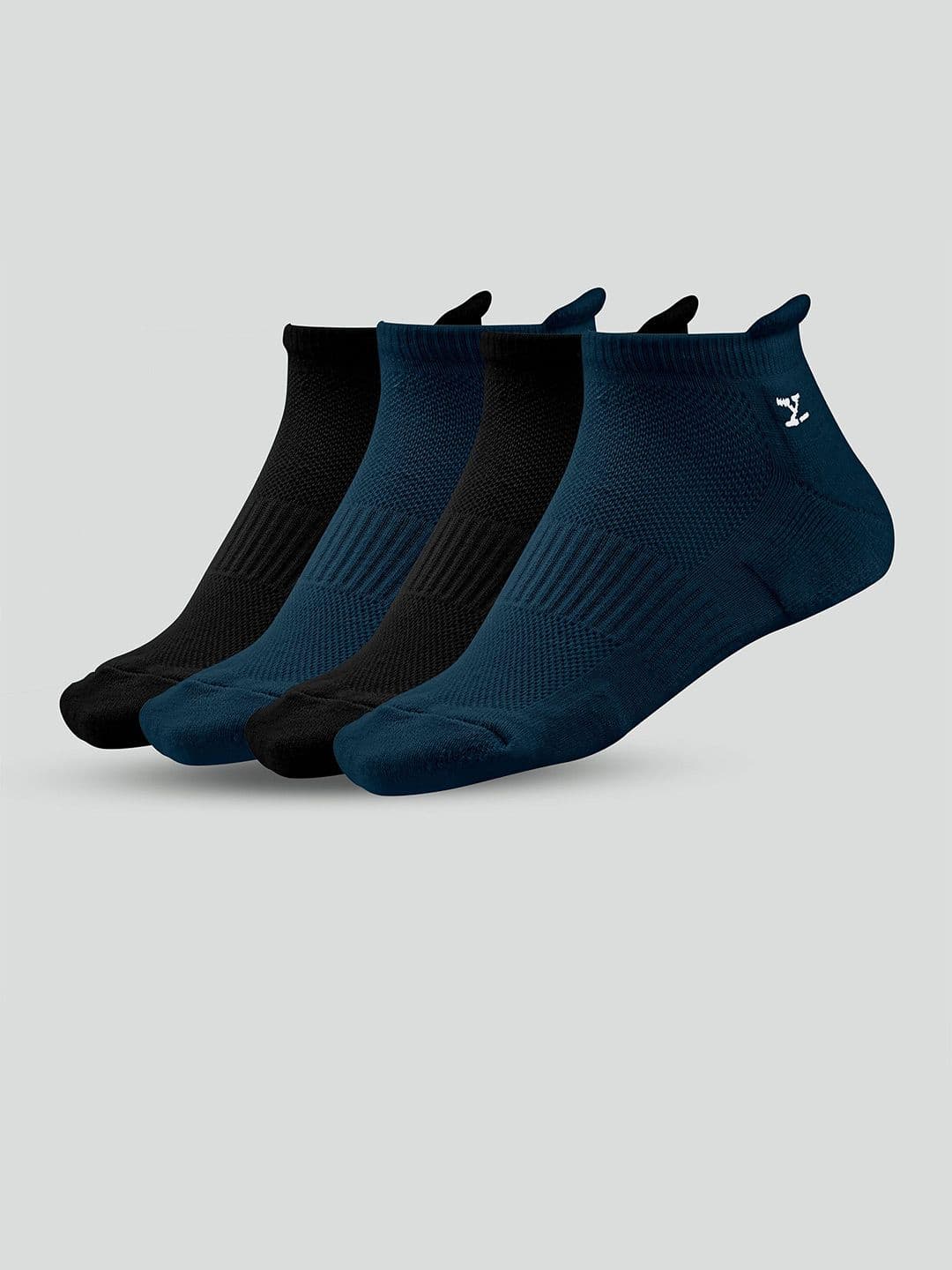XYXX Men Pack Of 4 Cotton Ankle-Length Socks - view 1