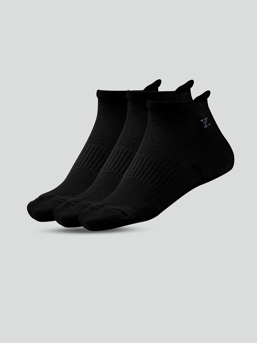 XYXX Men Pack Of 3 Cotton Ankle-Length Socks - view 1