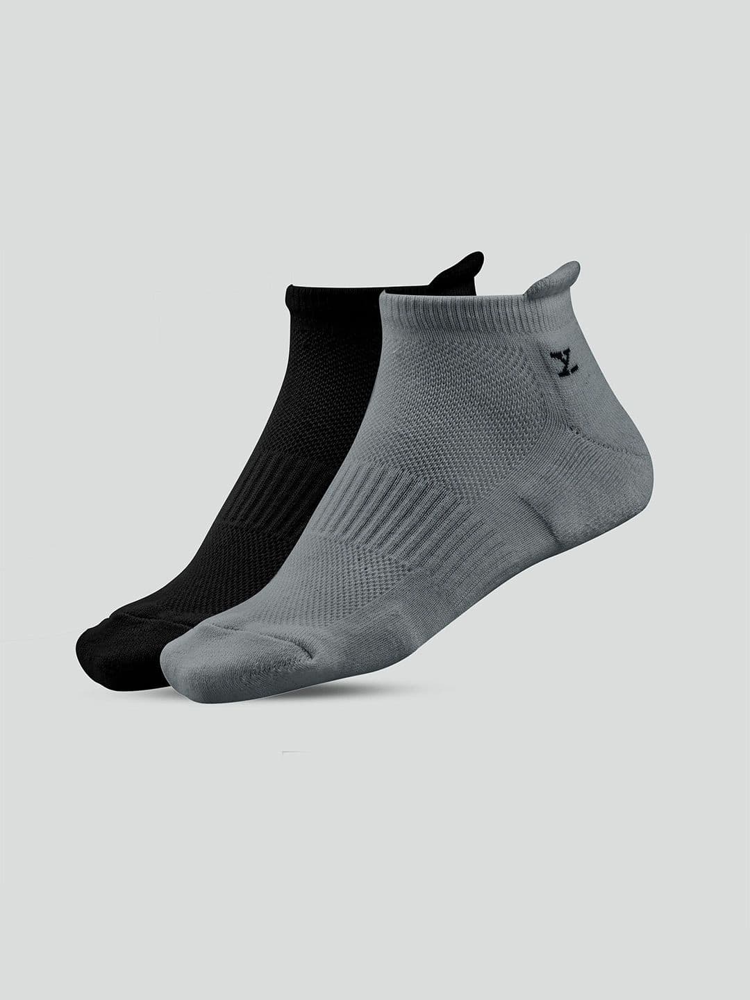 XYXX Men Pack Of 2 Ankle Length Cotton Socks - view 1