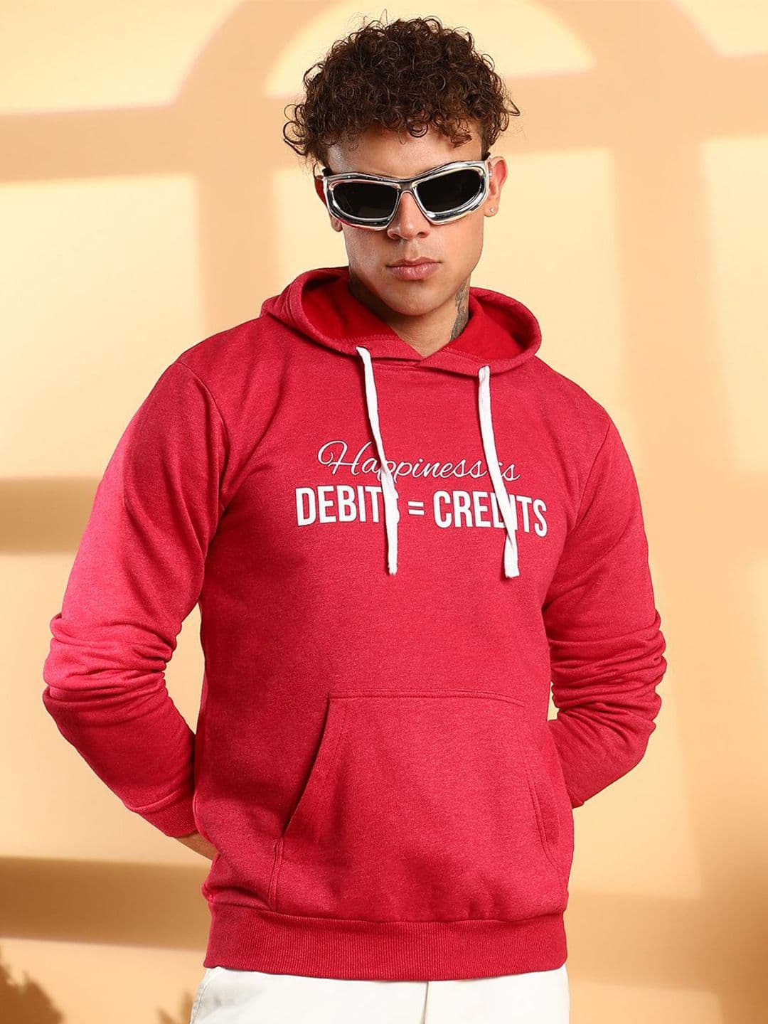 CAHOOT Men Printed Hooded Cotton Pullover Sweatshirt - view 1
