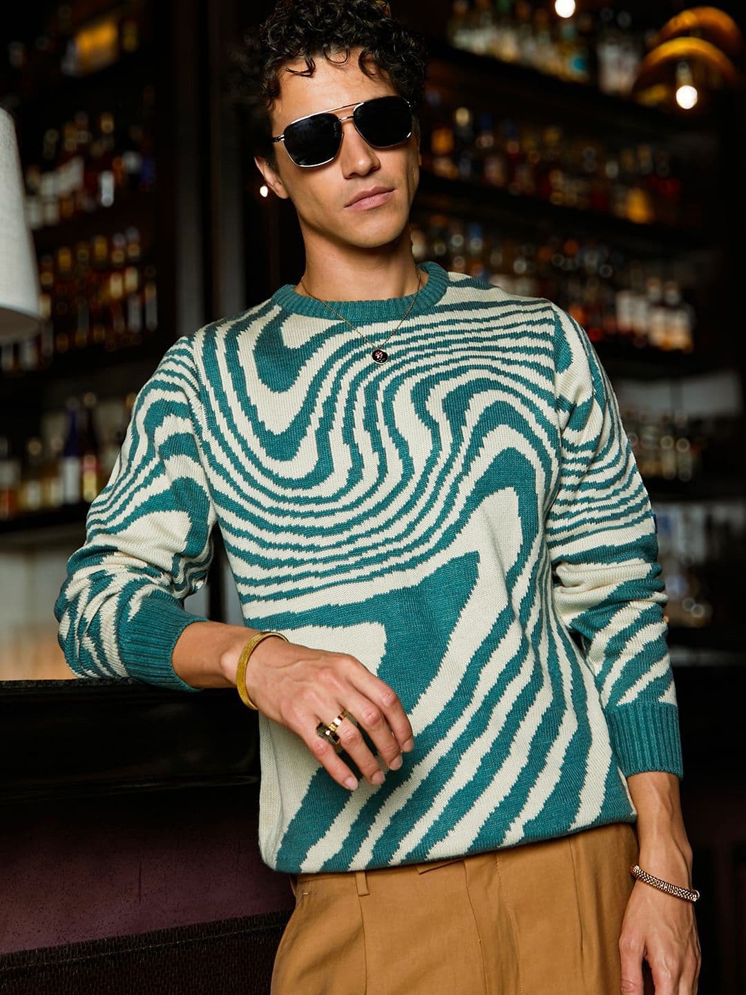 CAHOOT Men Abstract Printed Pullover - view 1