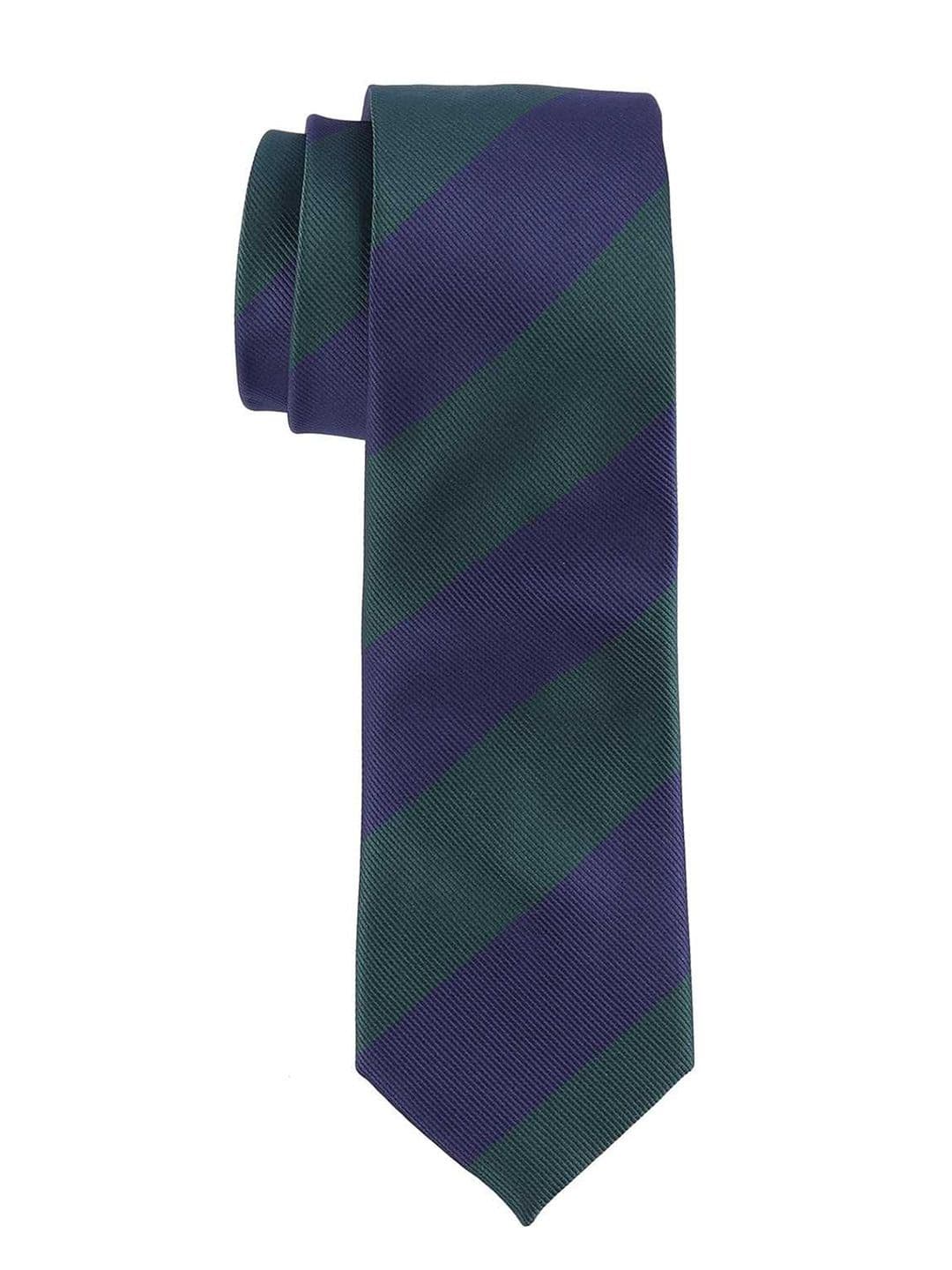 The Tie Hub Men Striped Broad Tie - view 1