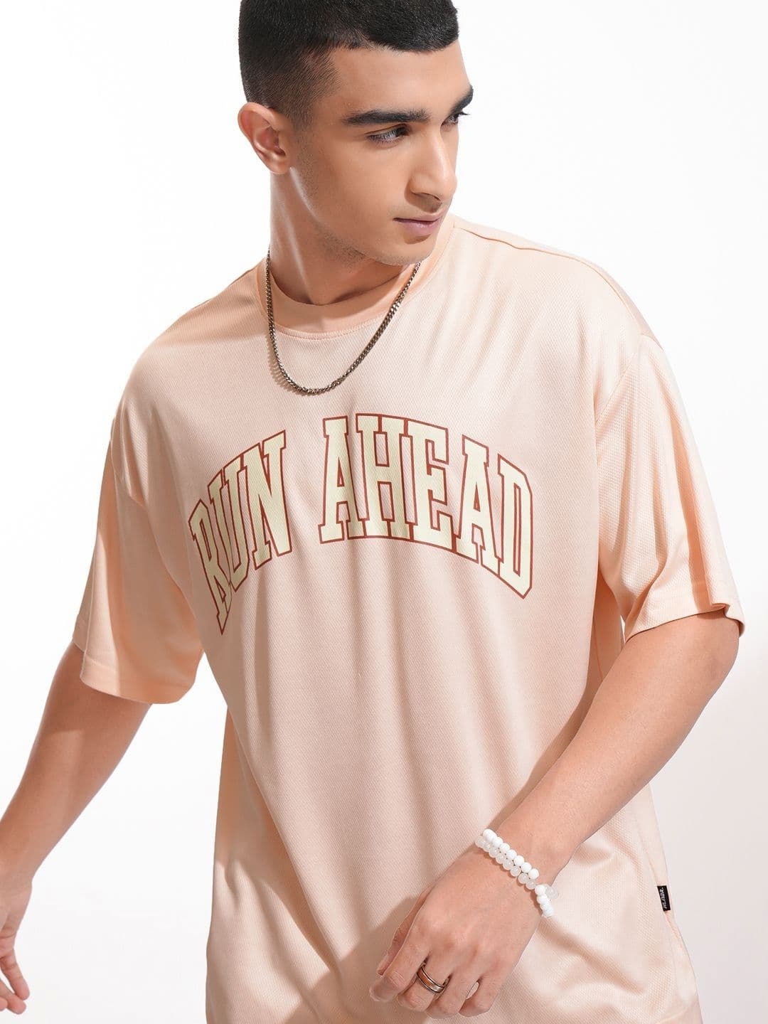 HIGHLANDER Men Typography Printed Round Neck Oversized T-shirt - view 1