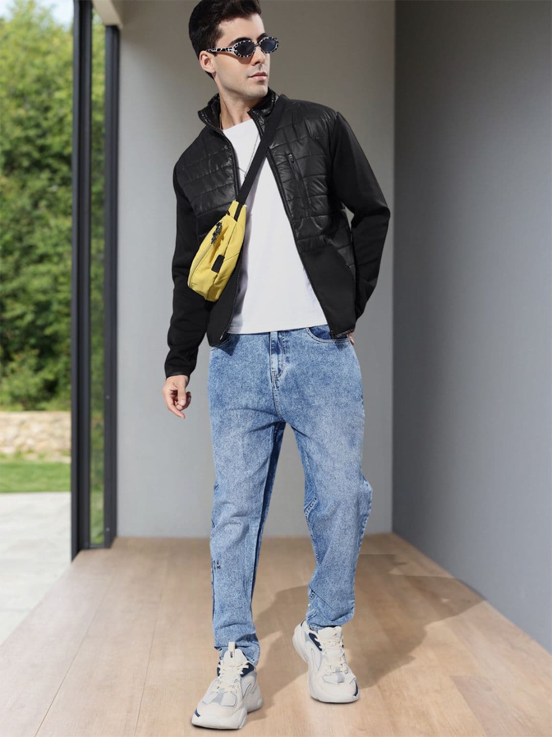 Mast & Harbour Solid Long Sleeves Padded Jacket - view 1