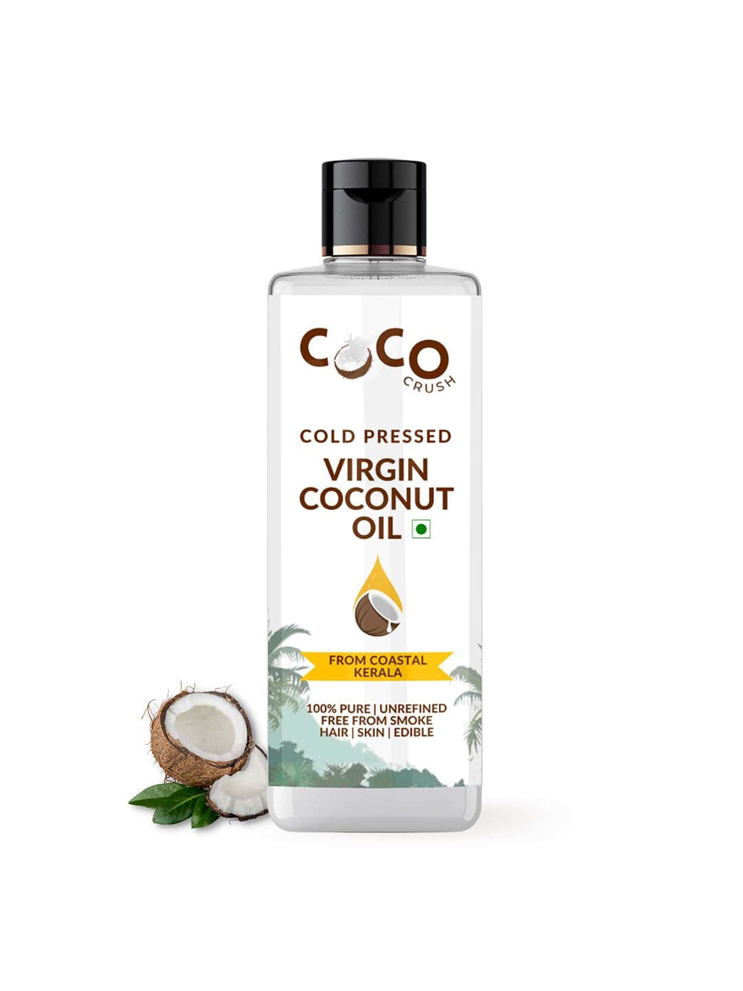 Coco Crush Cold Pressed Virgin Coconut Oil 200 ml - view 1