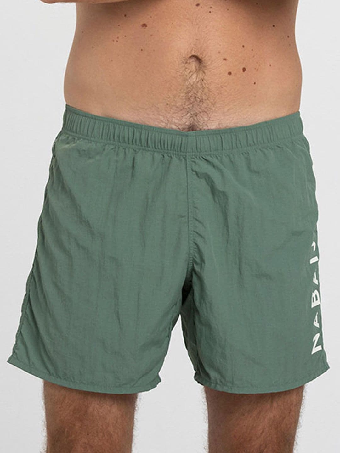 Decathlon Nabaiji - Men Green Chlorine Resistant Swim Shorts - view 1