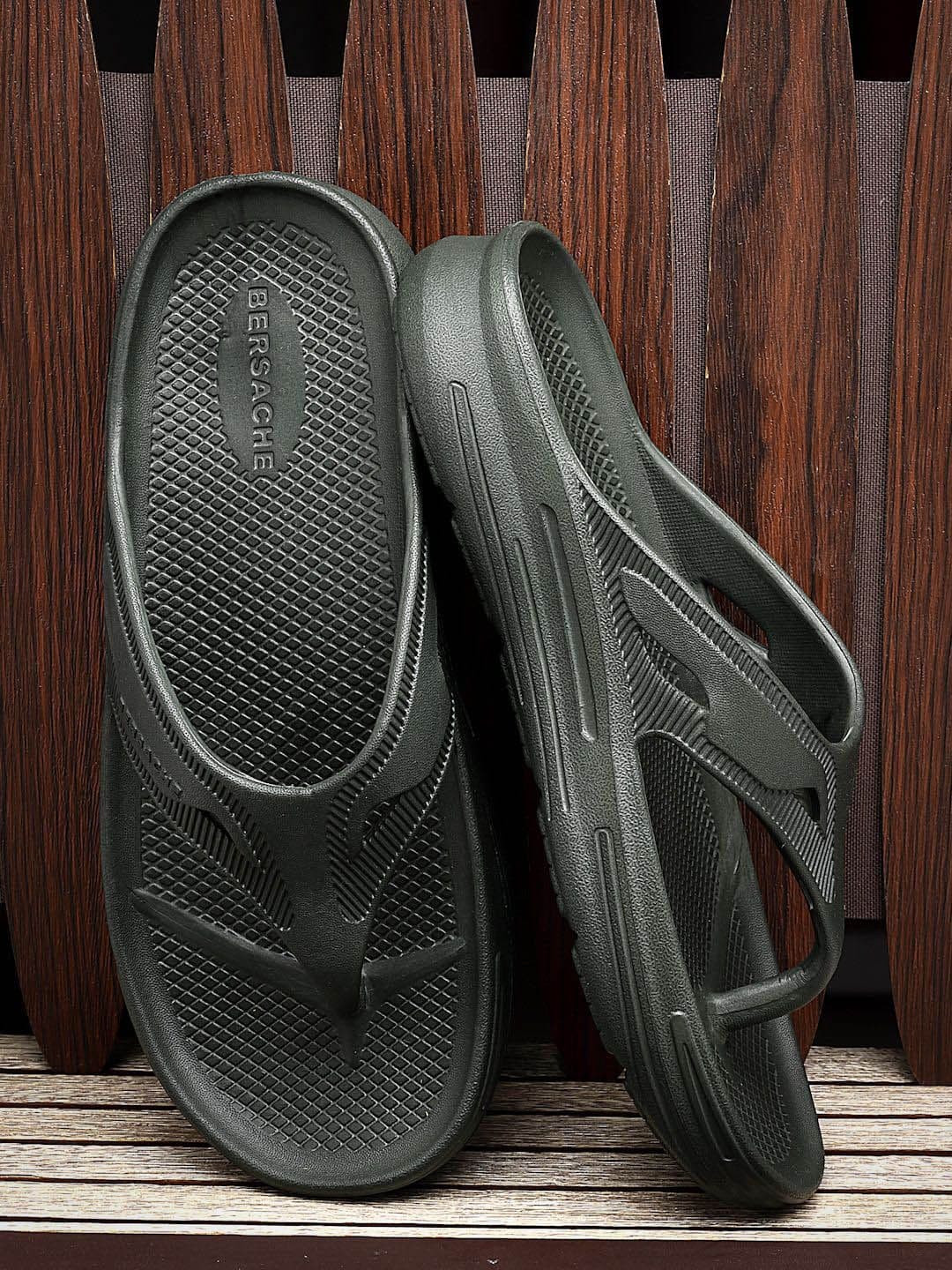 BERSACHE Men Rubber Thong Flip-Flops - view 1
