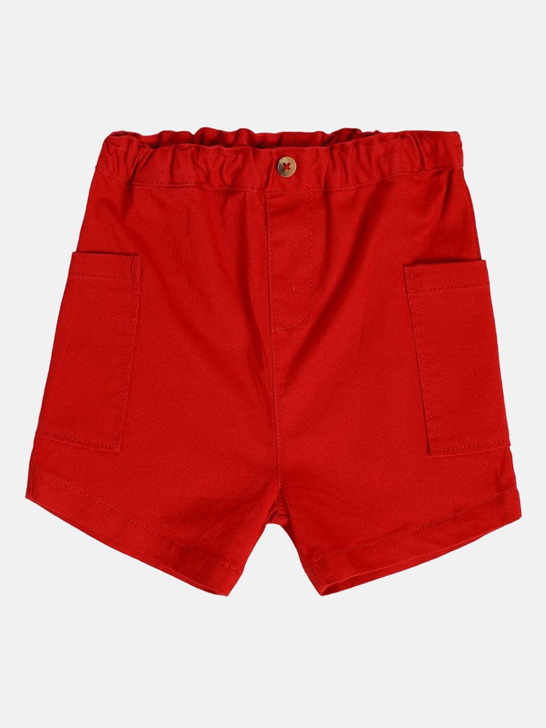 MINI KLUB Boys Knee Length Regular Solid Shorts - view 1