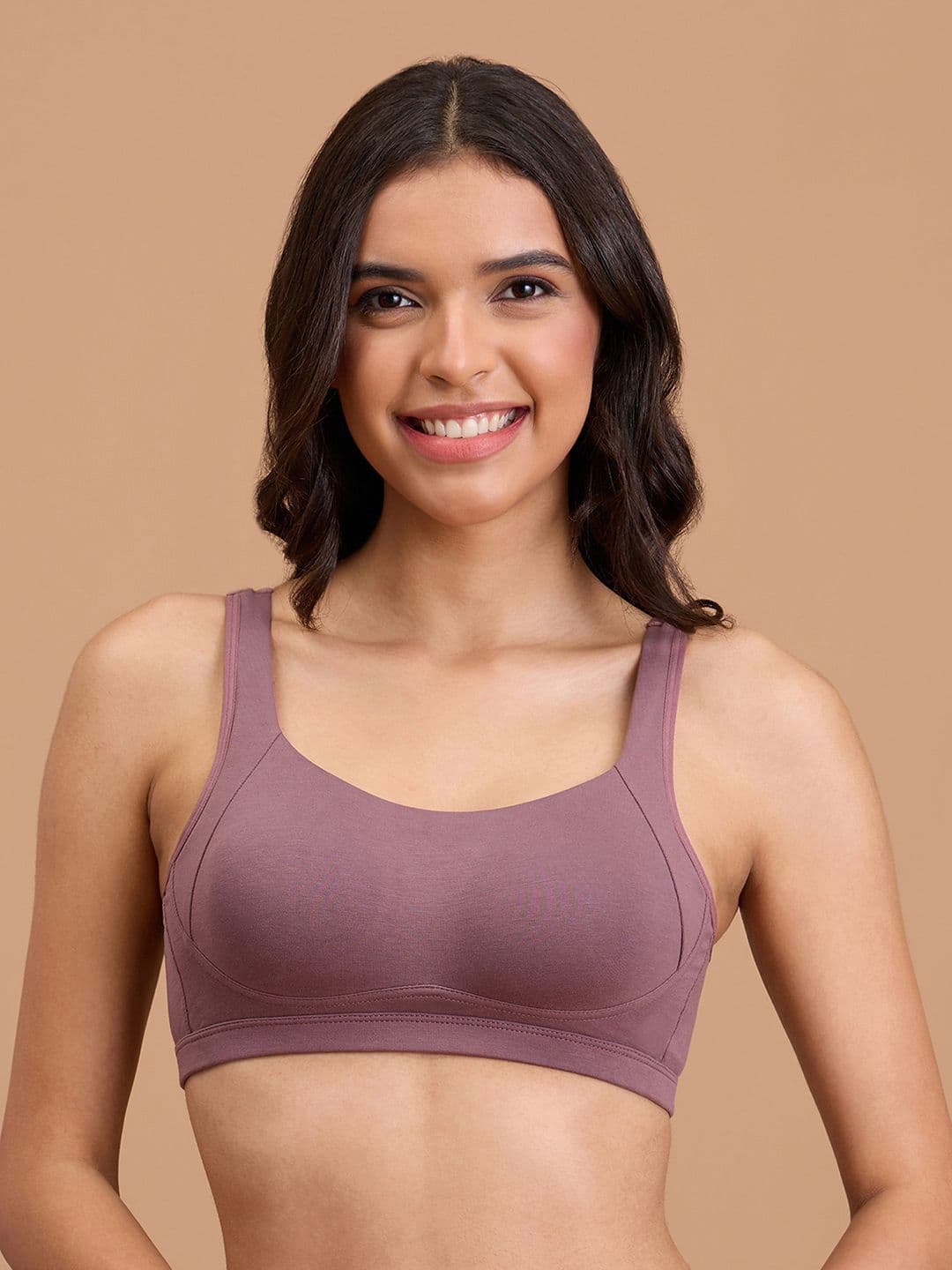 Nykd Solid Full Coverage Non Padded Non-Wired Bra - view 1