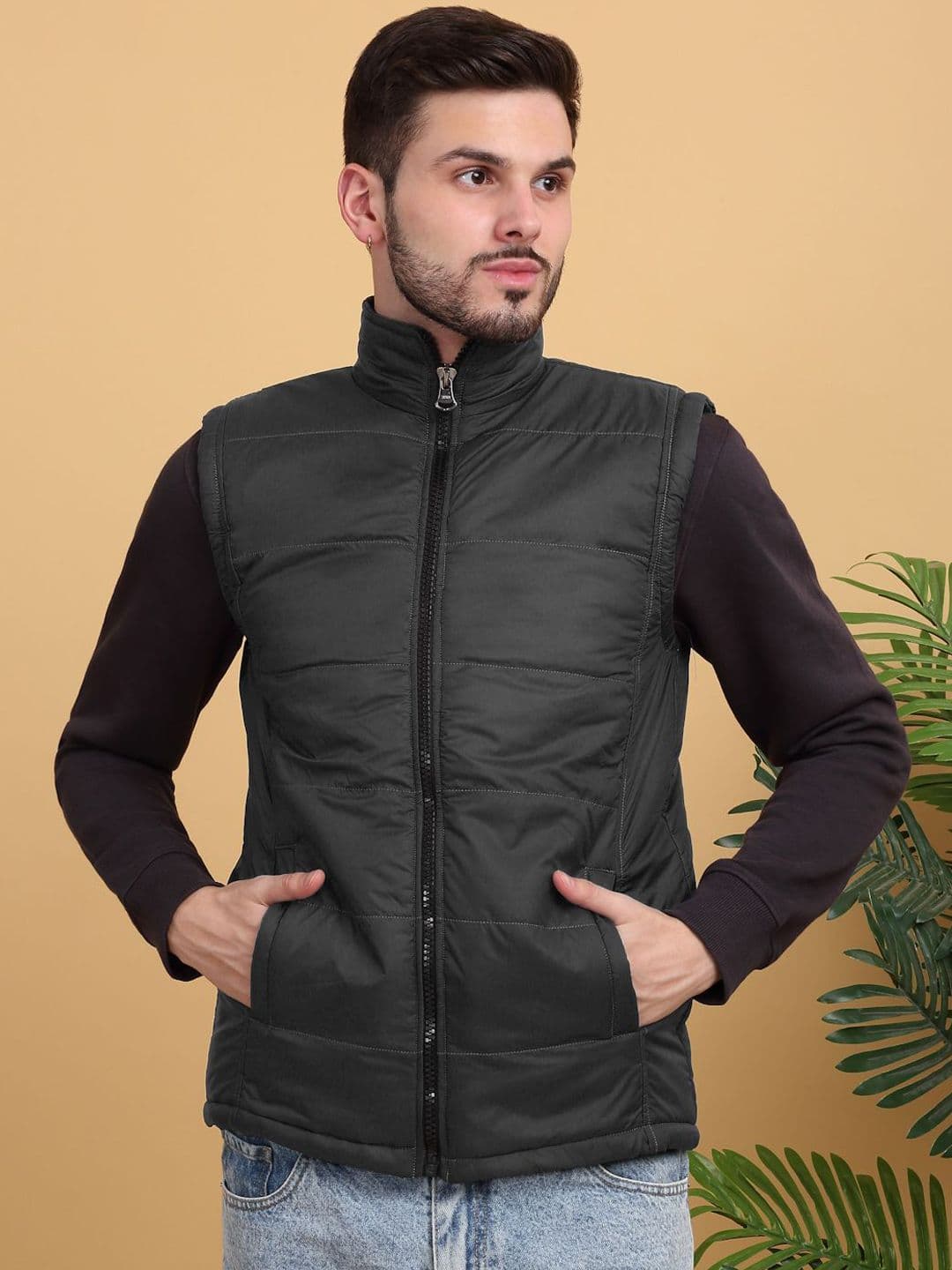 KLOTTHE Women Mock Collar Quilted Jacket - view 1