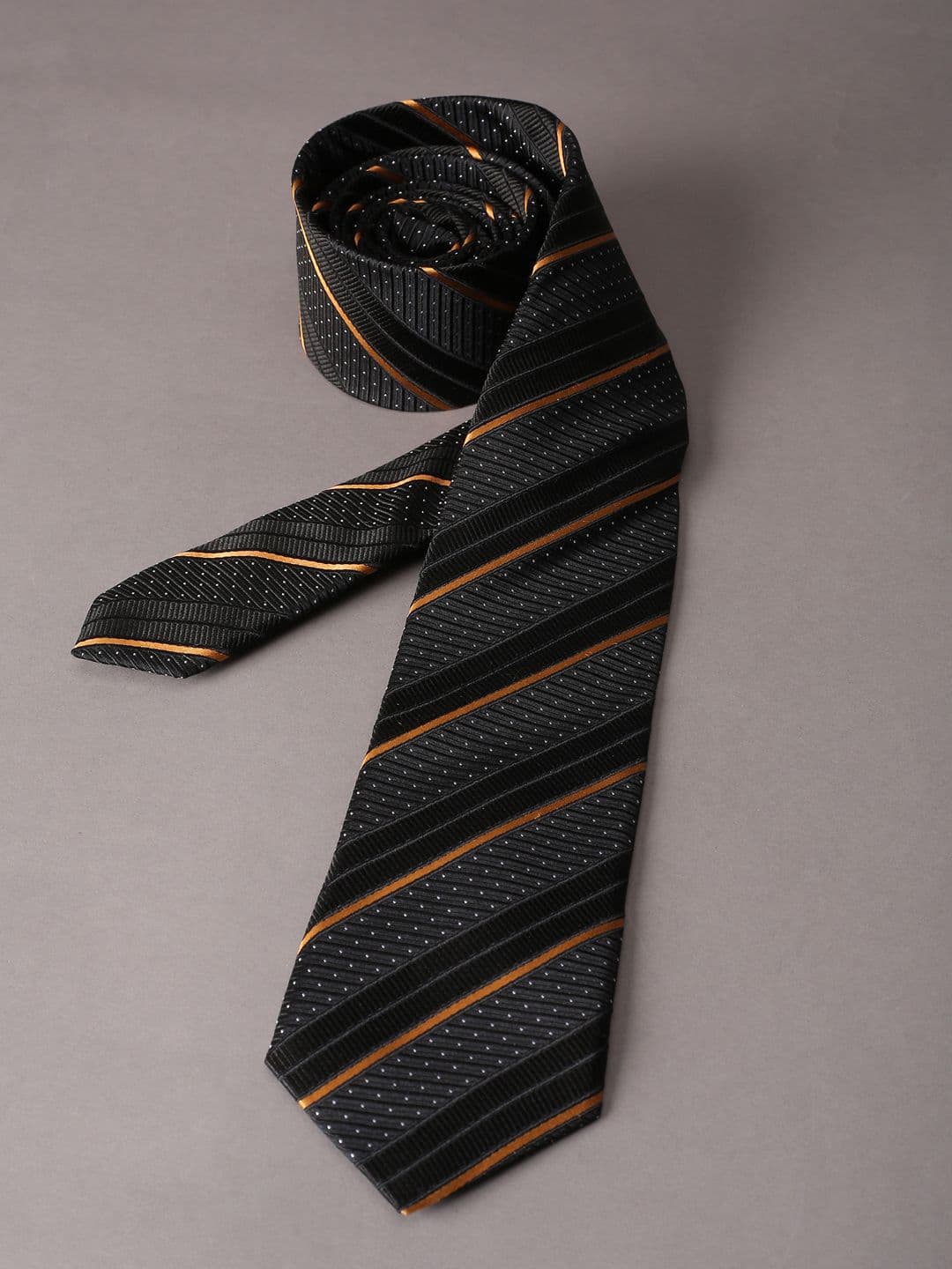 Peter England Men Striped Broad Tie - view 1