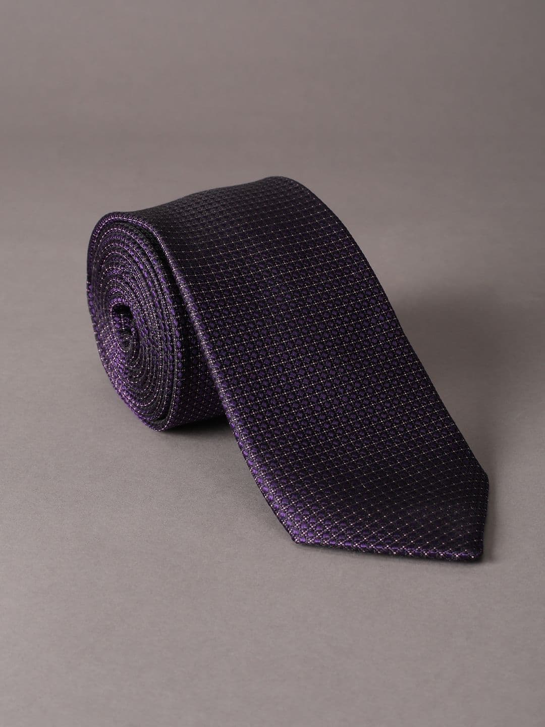Peter England Men Woven Design Broad Tie - view 1