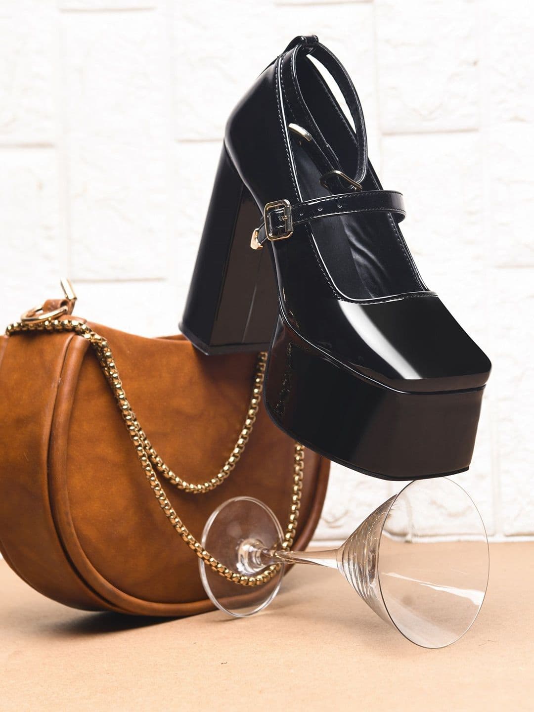 THE WHITE POLE Block Heel Sandals - view 1