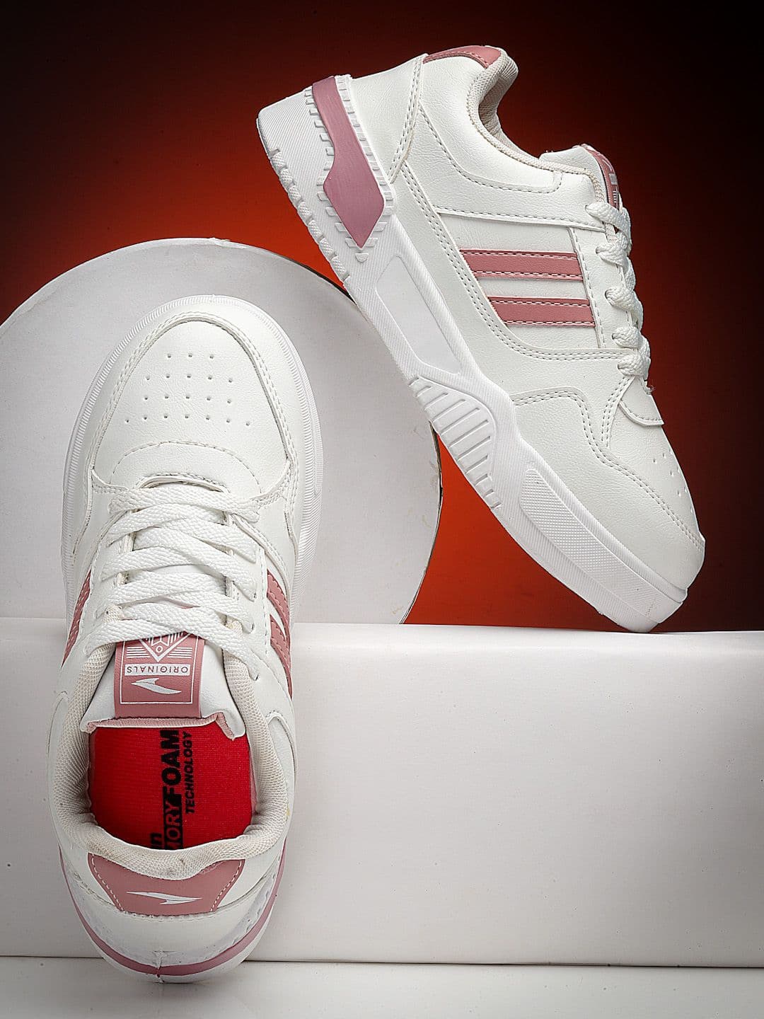 ASIAN Women Colourblocked Round Toe Sneakers - view 1