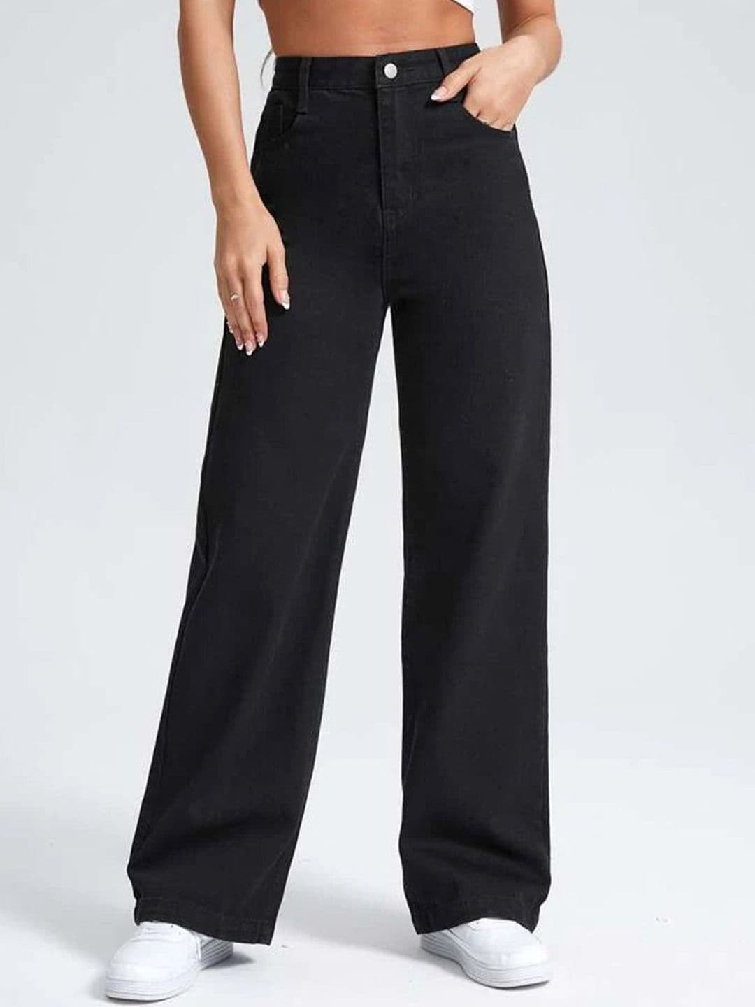 Kotty Women Jean Wide Leg High-Rise Stretchable Jeans - view 1
