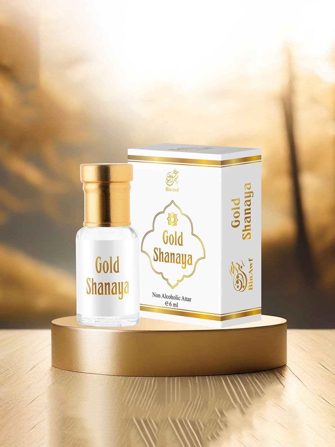 BinAwf Gold Shanaya Long Lasting Premium Attar - 6 ml - view 1