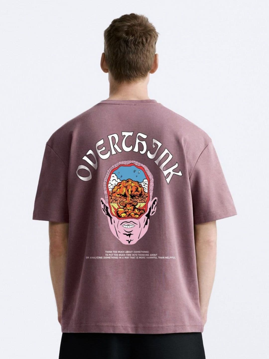 MISCHIEF MONKEY Men Graphic Printed Round Neck Cotton Oversized T-shirt - view 1