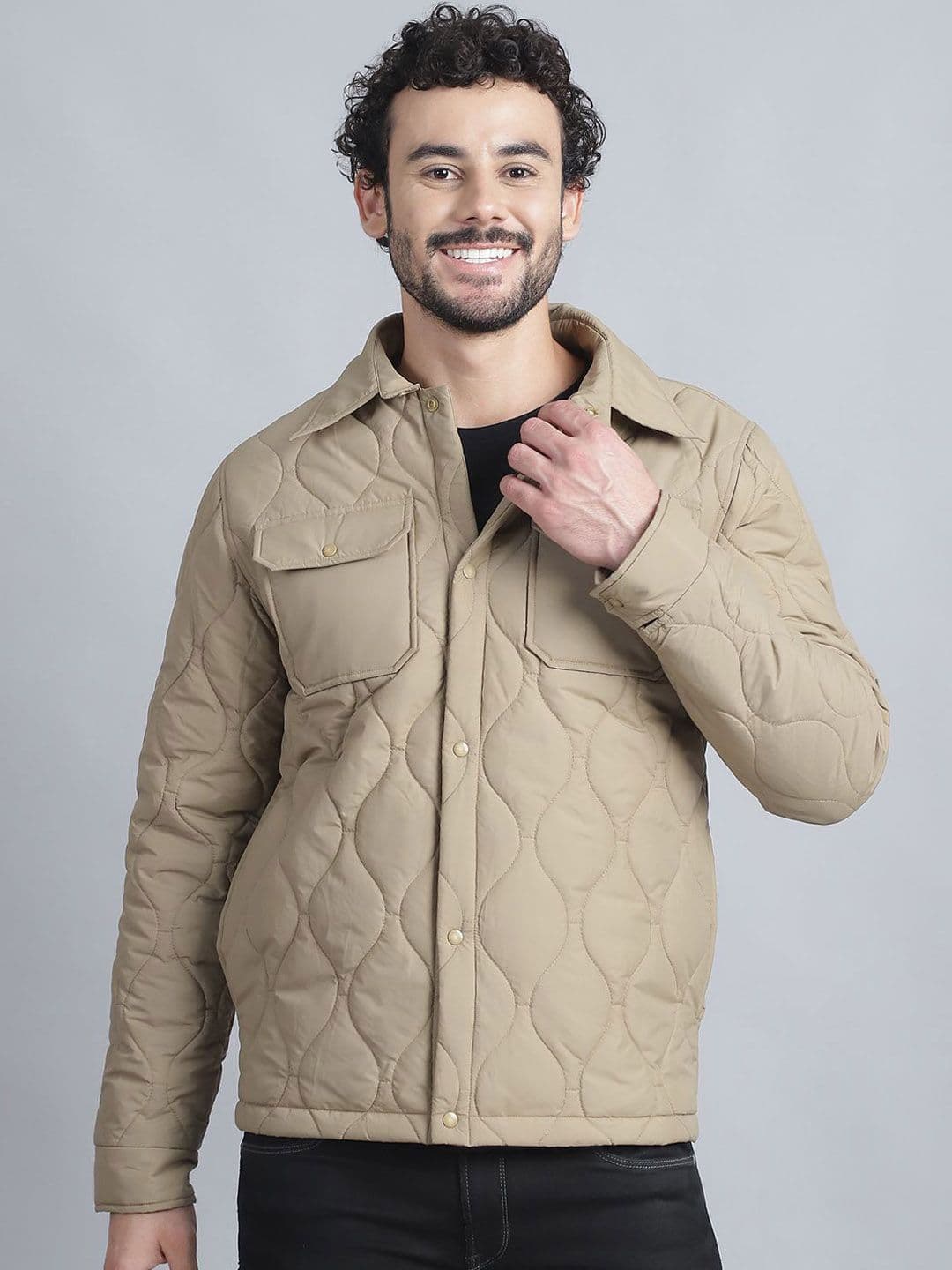 HOUSE OF VEDAS Men Lightweight Biker Jacket - view 1