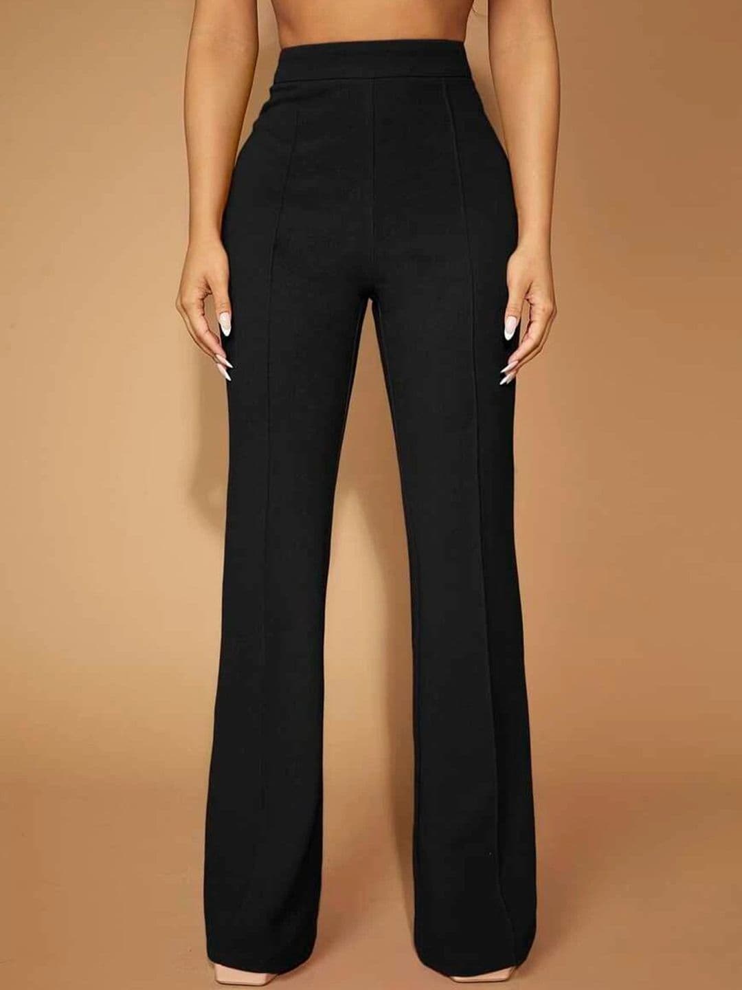 Stylecast X Slyck Solid Comfort Easy Wash Regular Fit Trouser - view 1