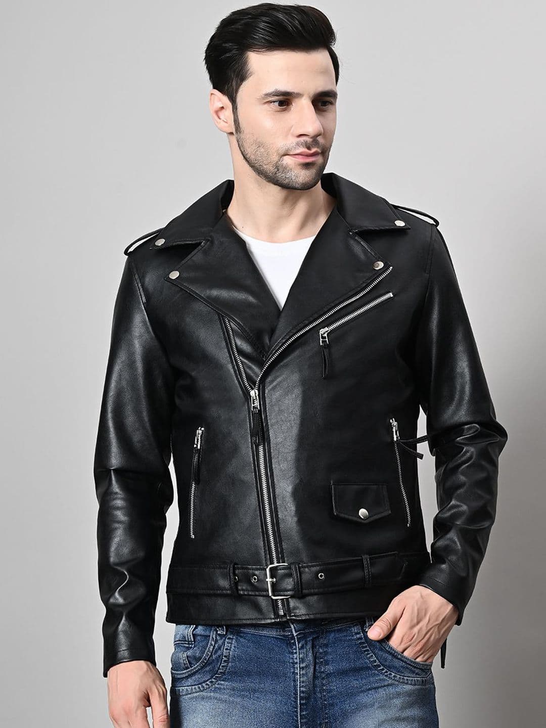 TBOJ Men Lightweight Biker Jacket - view 1