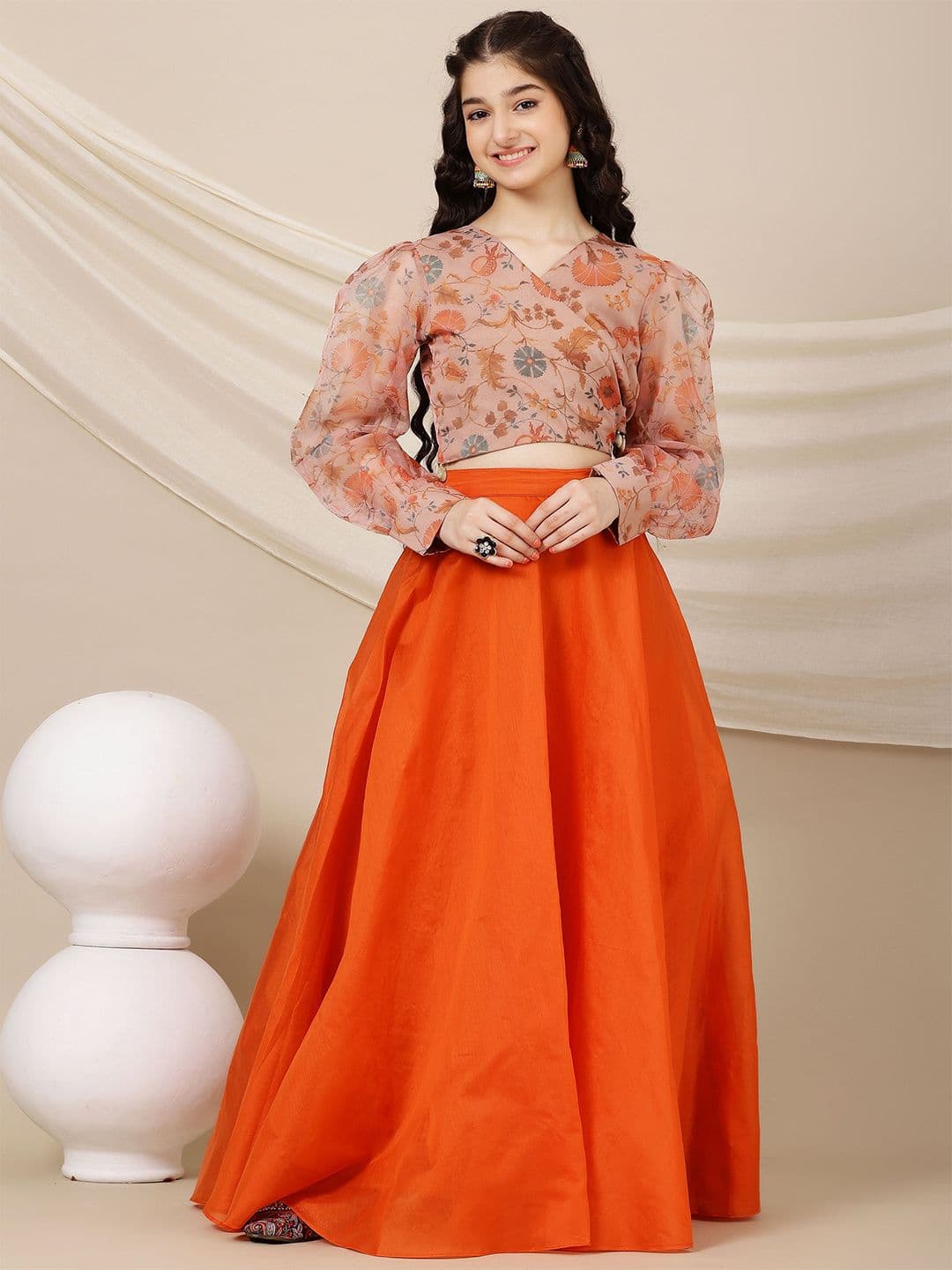 Inddus Girls Lehenga Choli - view 1