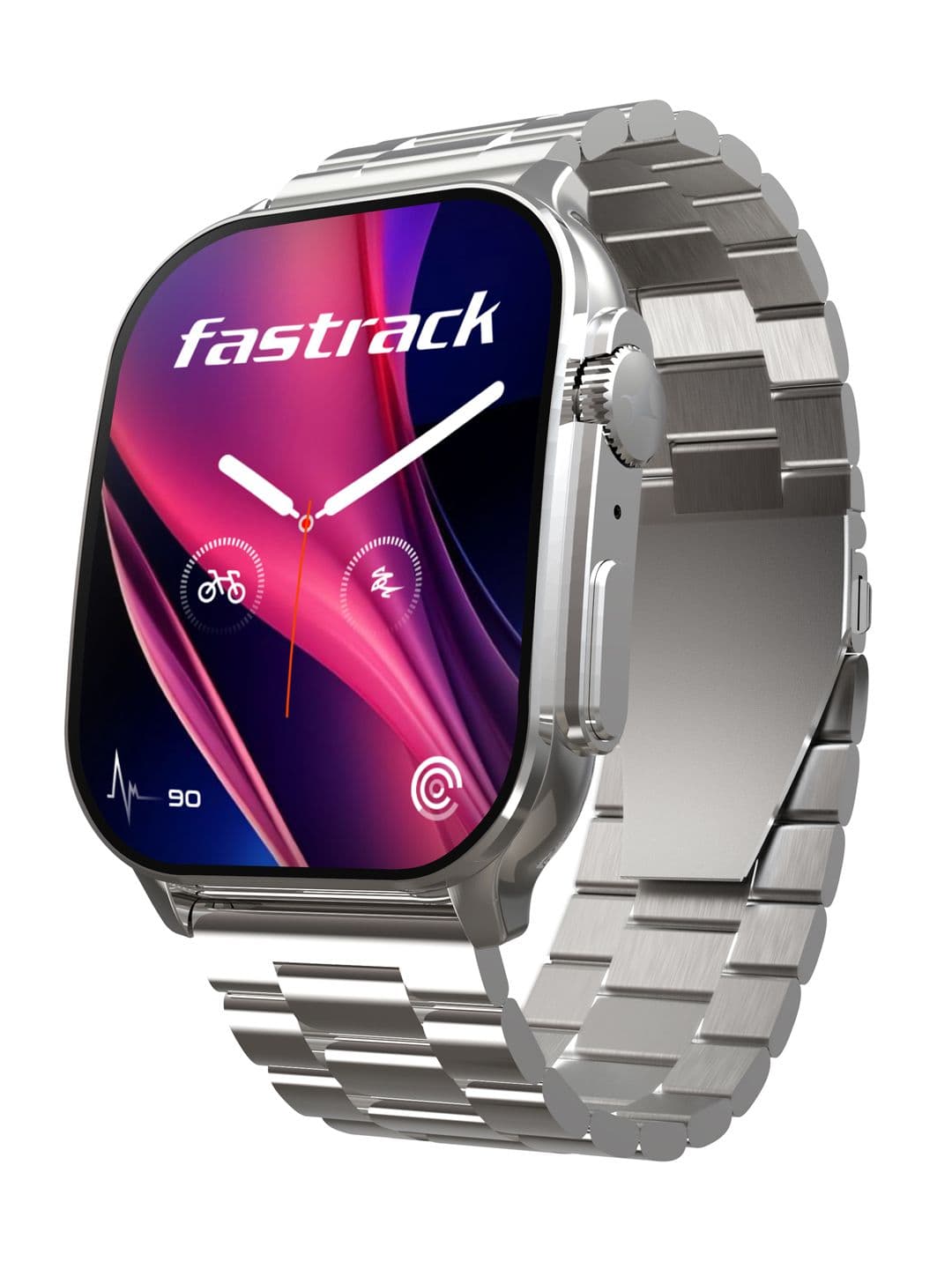 Fastrack Styler FS2 Pro Smart Watch 1.96 AMOLED Display BT Calling AI Voice Assistant IP68 Smart Watch - view 1