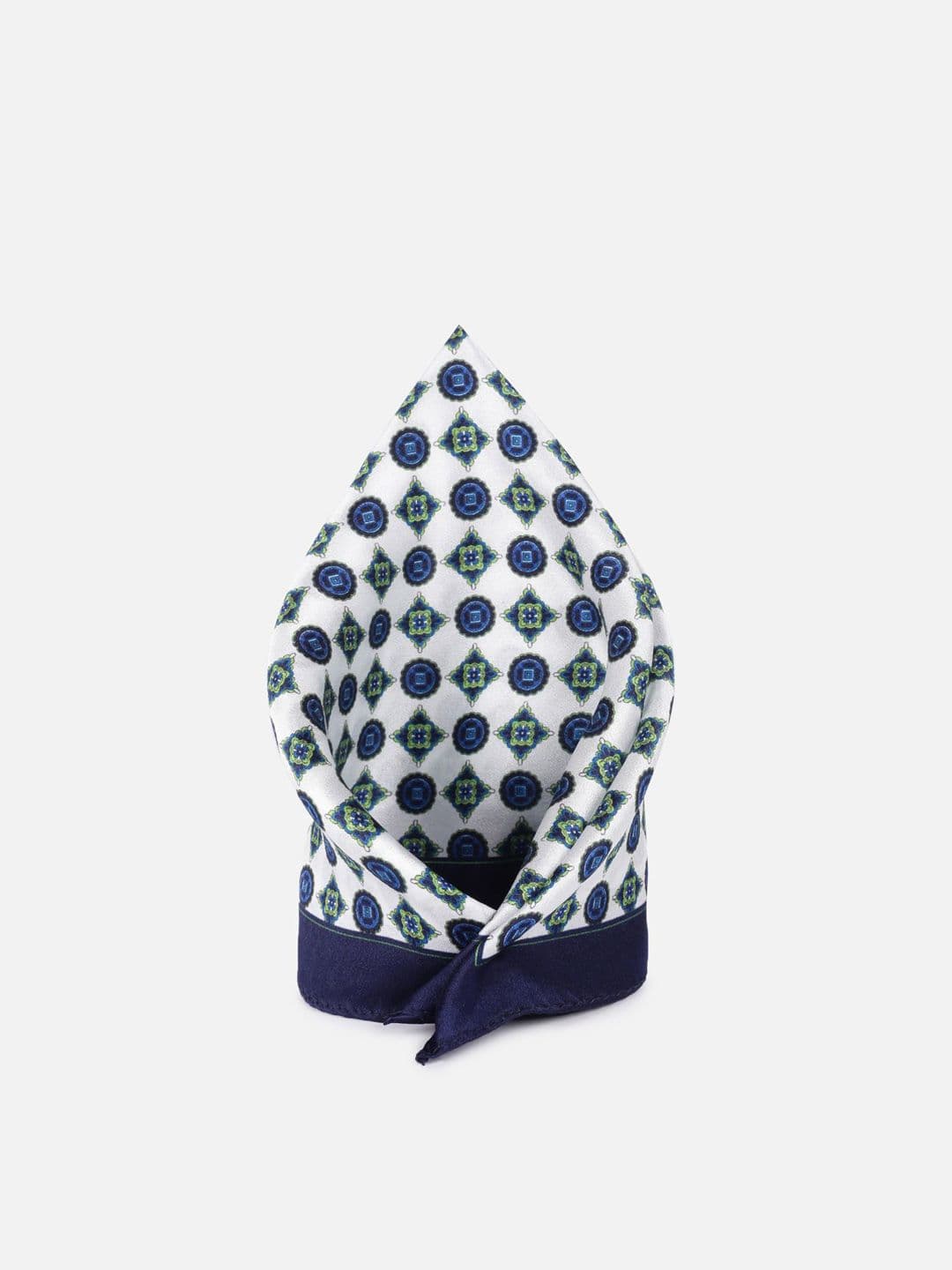 Peter England Geometric Printed Pocket Square - view 1