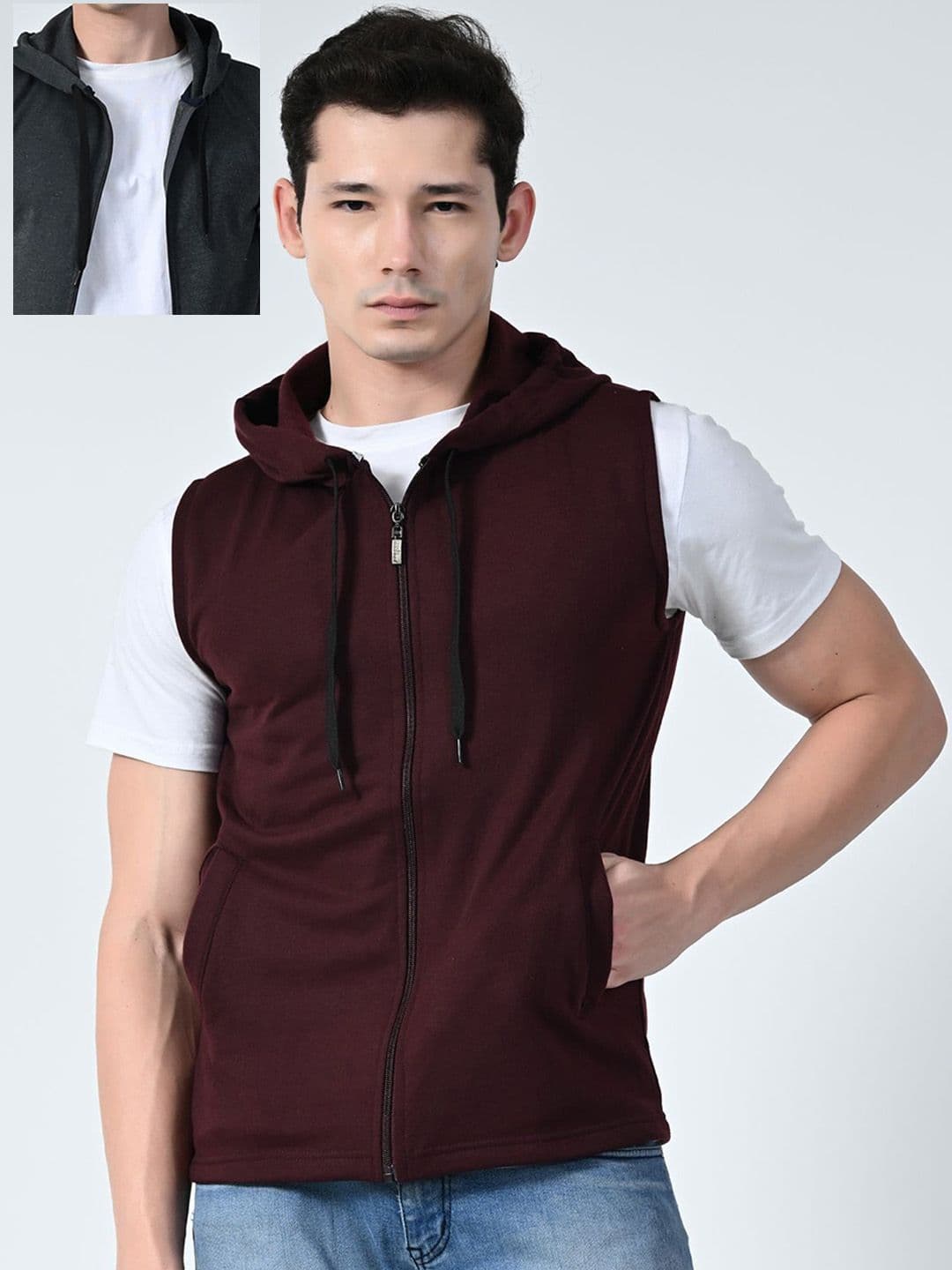 BAESD Men Reversible Lightweight Open Front Jacket - view 1