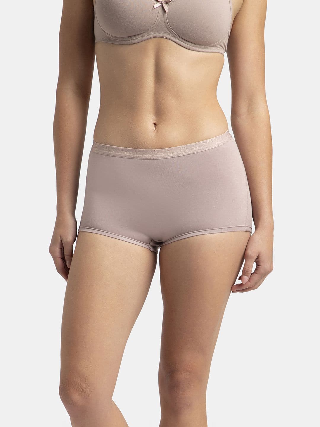 Jockey Full Coverage Micro Modal Elastane Boy Shorts with StayFresh Treatment-1810 - view 1