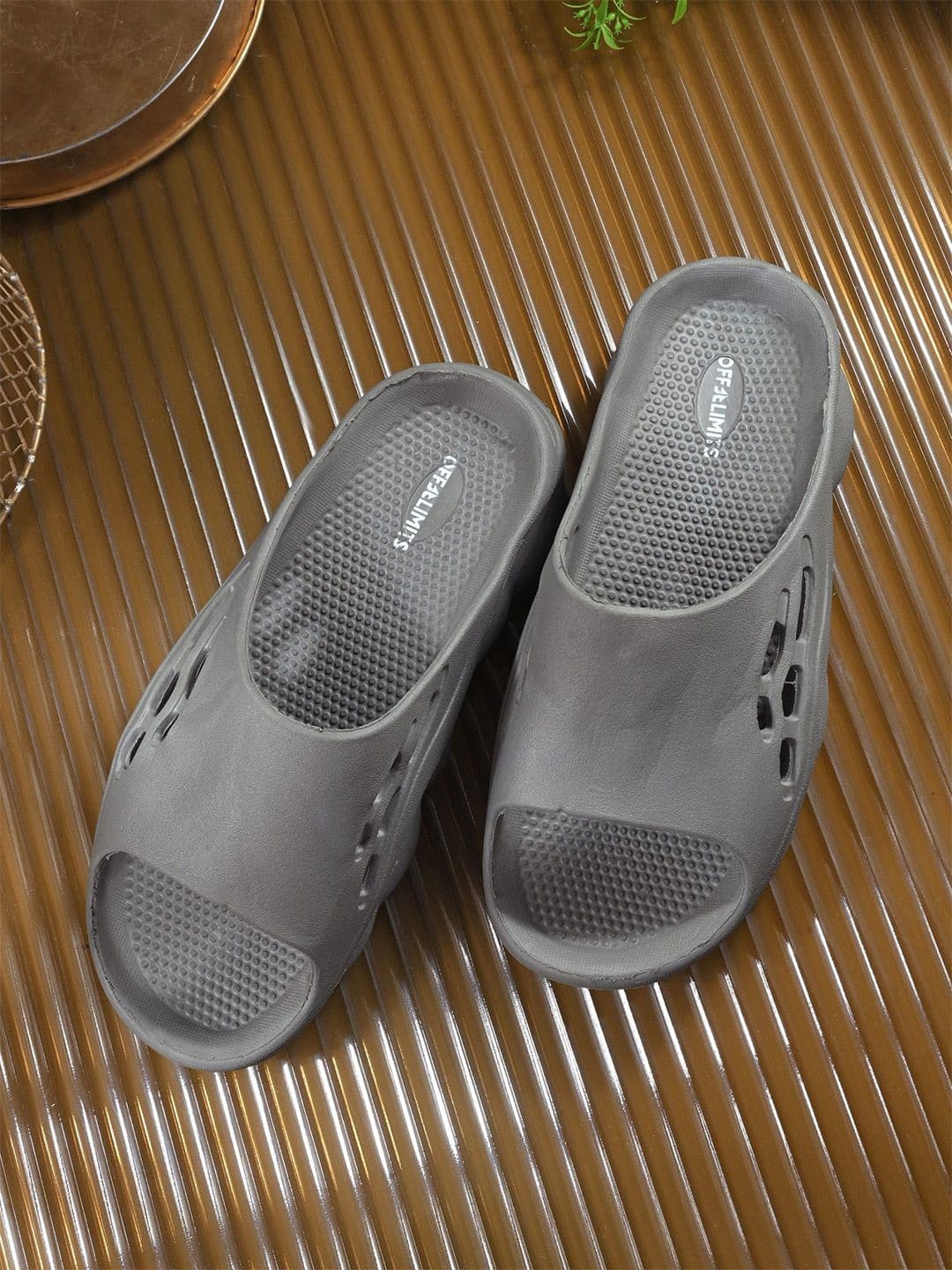 OFF LIMITS Men Rubber Sliders - view 1