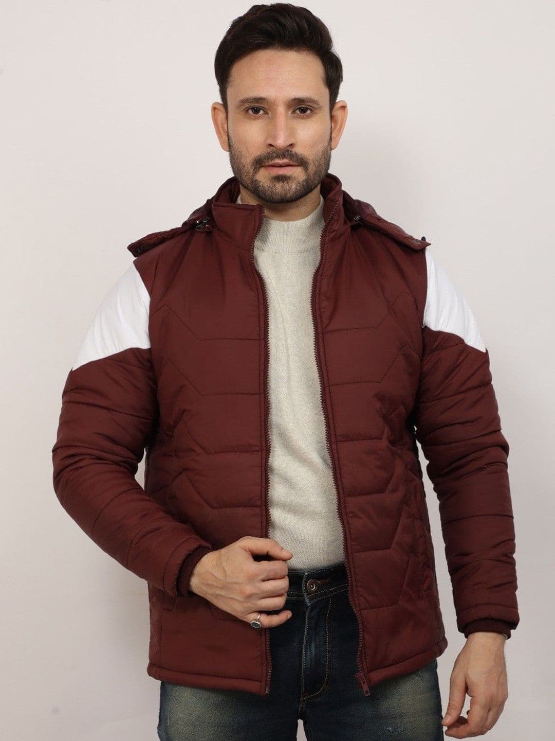 Klub Fox Men Hooded Padded Jacket - view 1