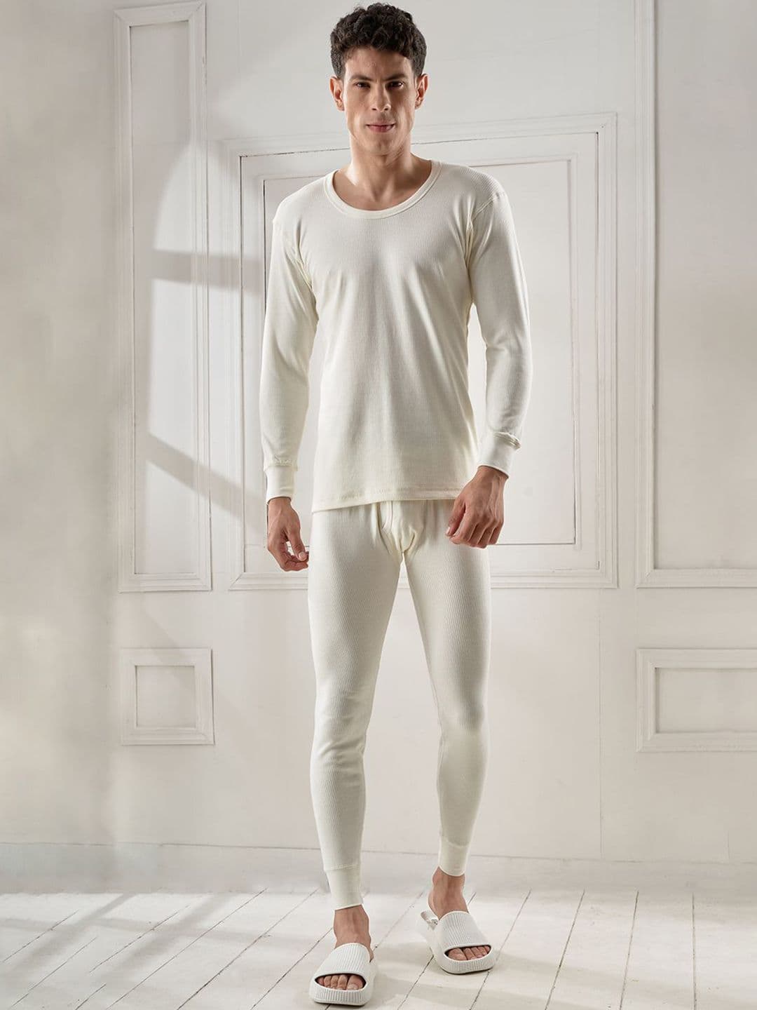 Inferno Men Multifiber Layer Full Sleeve Thermal Top and Pant Set - view 1