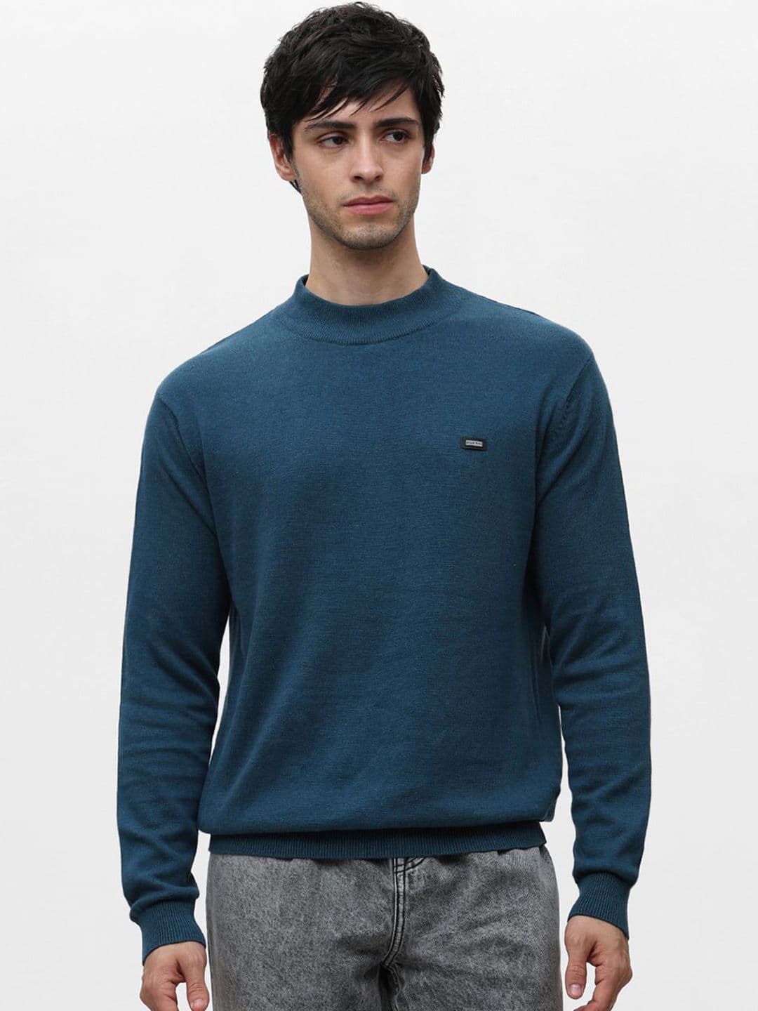 Klub Fox Men High Neck Long Sleeves Pullover - view 1