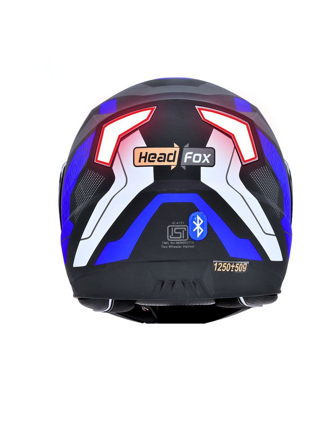 HEADFOX N2 Matt Air 7 Smart Bluetooth Calls Music GPS & Voice Asst. Road DV Helmet - view 1