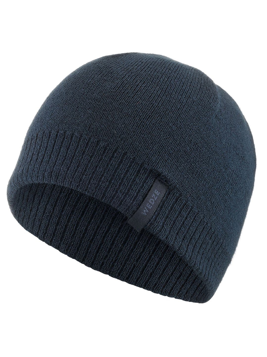 Decathlon Wedze - Adults Navy Blue Simple Soft and Warm Skiing Hat - view 1