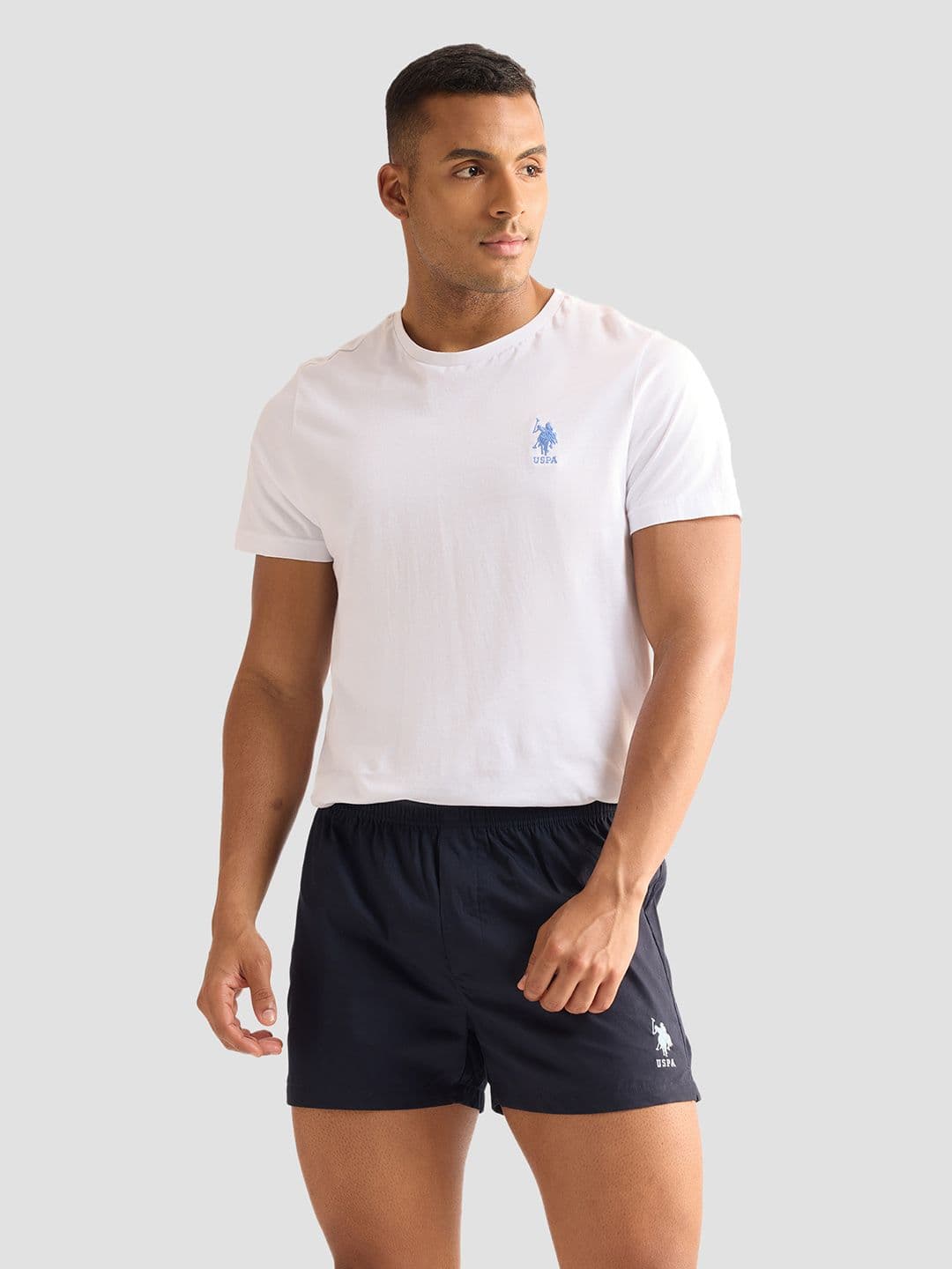 U.S. Polo Assn. Pure Cotton Mid-Rise BoxersOEX04-195-PL - view 1