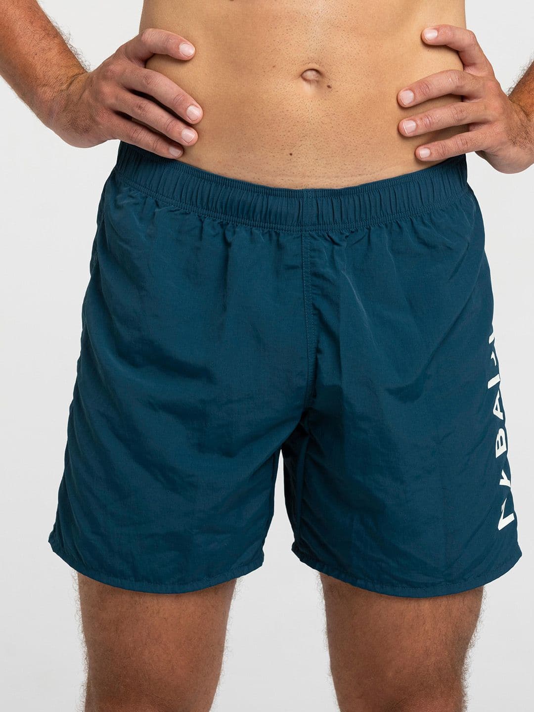 Decathlon Nabaiji - Men Turquoise 100 Basic Quick-Dry Swim Shorts - view 1