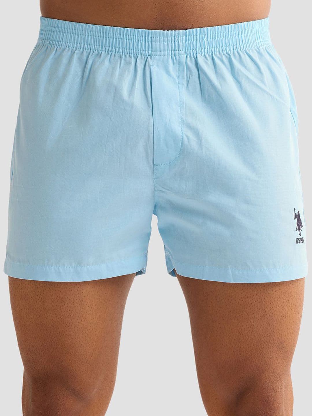 U.S. Polo Assn. Men Pure Cotton Mid Rise Boxers OEX04-D12-PL - view 1