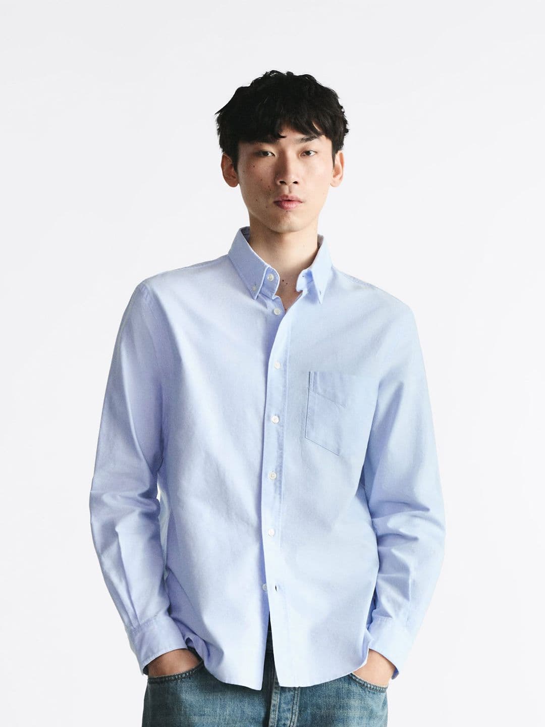 MISCHIEF MONKEY Men Classic Tailored Fit Solid Pure Cotton Casual Shirt - view 1