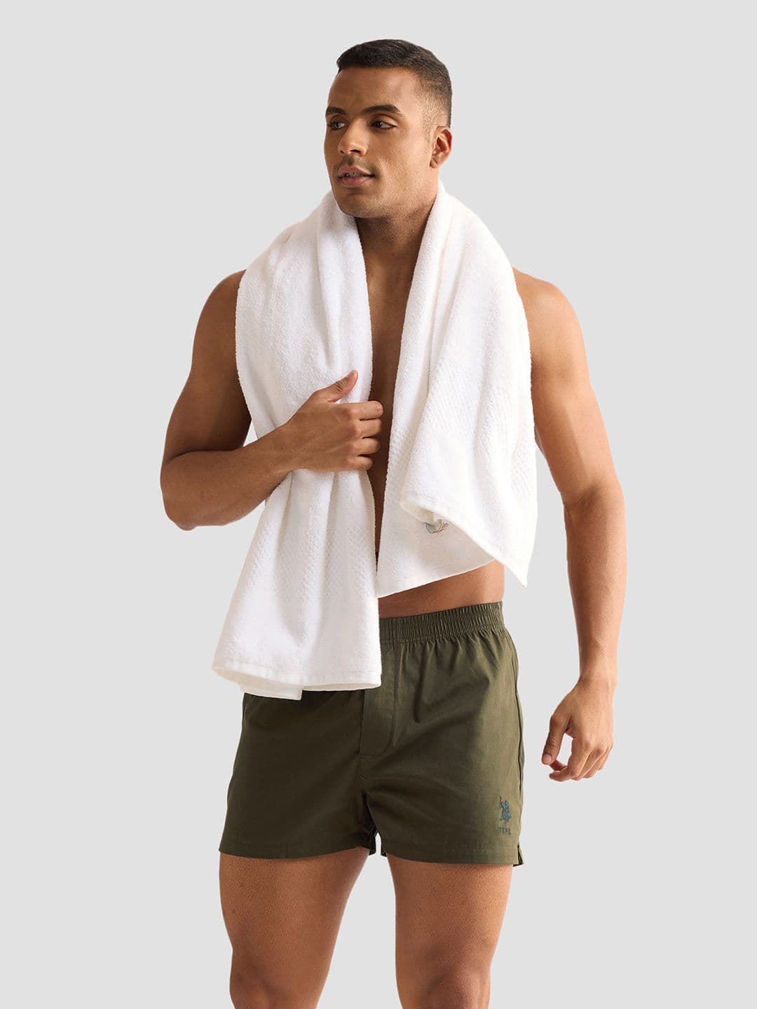 U.S. Polo Assn. Men Cotton Mid Rise Boxers OEX04-179-PL - view 1