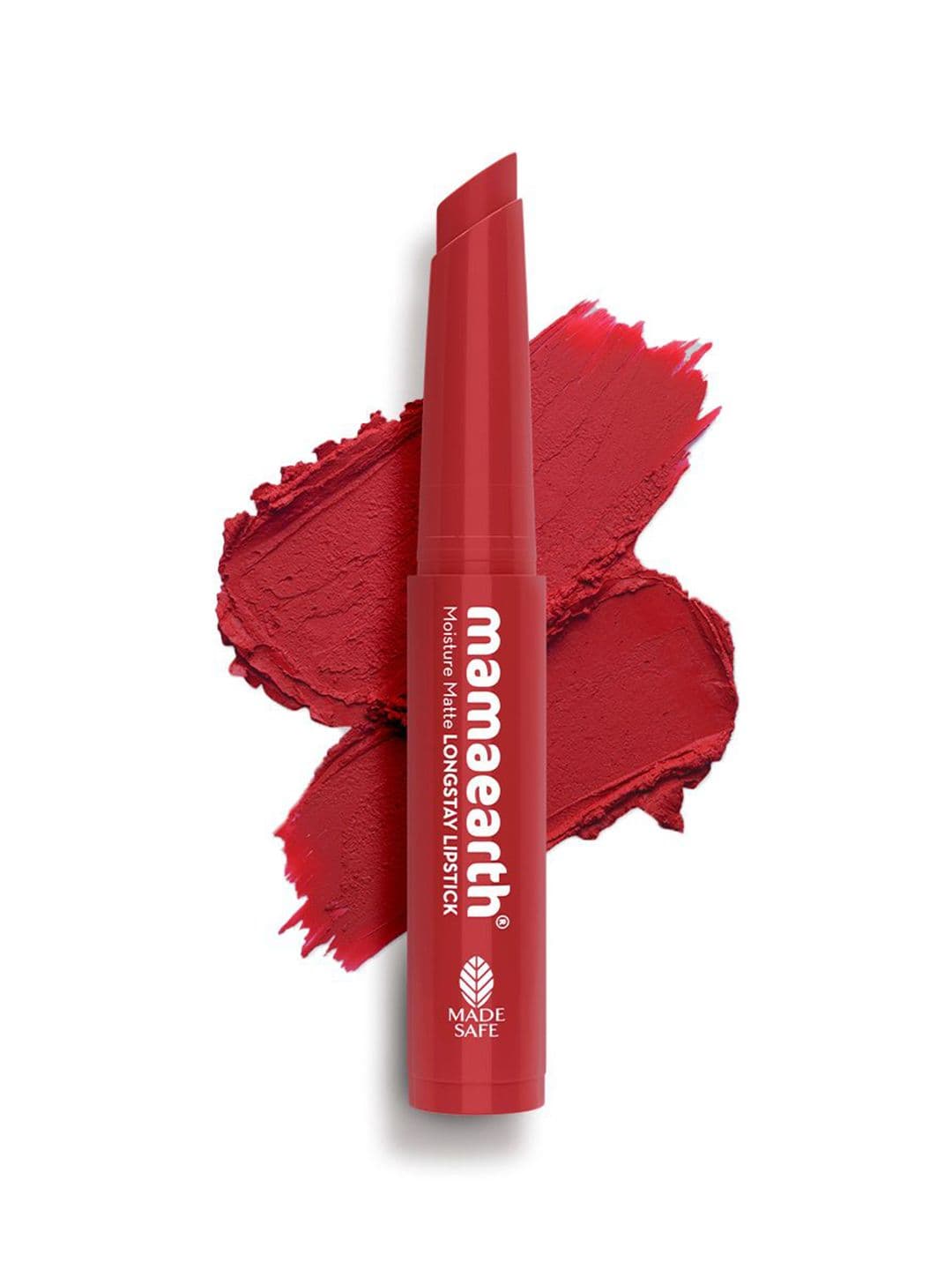 Mamaearth Moisture Matte Long Stay Mini Lipstick - 0.7 g - Raspberry Scarlet- 07 - view 1