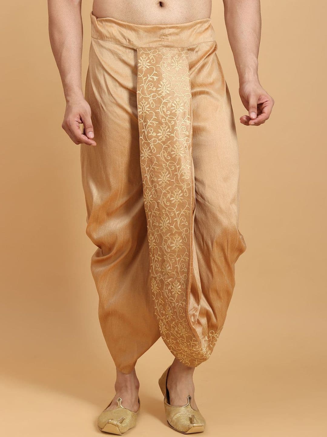 Ethluxis Men Embroidered Dhoti Pants - view 1