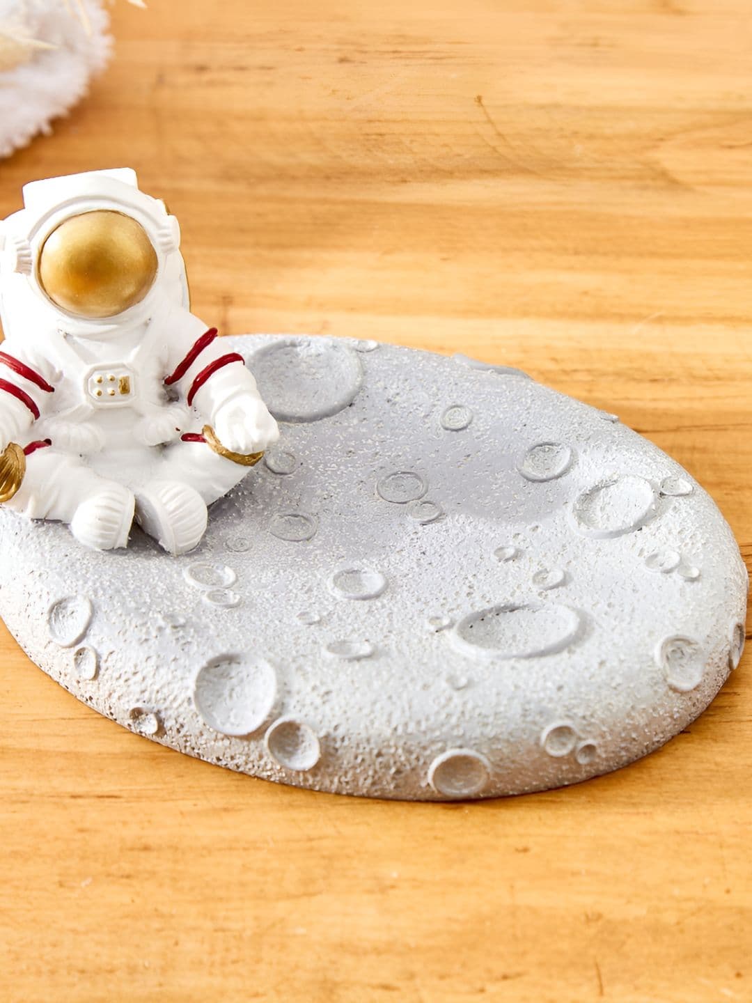 Home Centre Grey & White Astronaut Textured Soap Dish - view 1