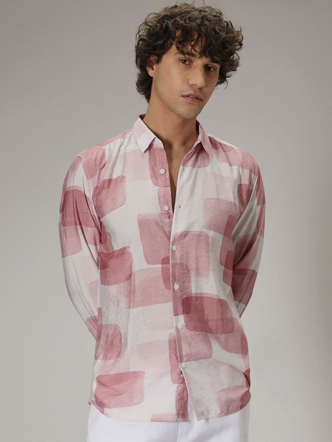 Banana Club Men Classic Slim Fit Buffalo Checks Opaque Printed Casual Shirt - view 1